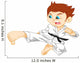 karate boy Wall Decal