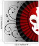 Mask with Red Frill