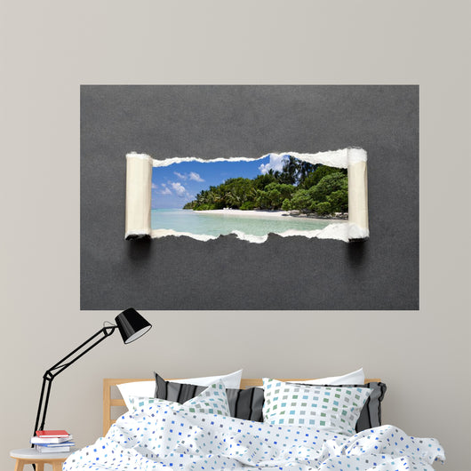 Torn Black Paper Edge
