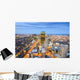 Boston, Massachusetts Downtown Cityscape Wall Mural