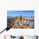 Boston, Massachusetts Downtown Cityscape Wall Mural