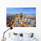Boston, Massachusetts Downtown Cityscape Wall Mural