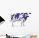 Purple Cow Wall Decal