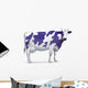 Purple Cow Wall Decal