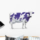 Purple Cow Wall Decal
