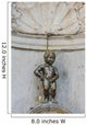 Manneken Pis sculpture in Brussels, Belgium Wall Mural