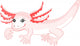 Axolotl (Mexican salamander) Wall Decal