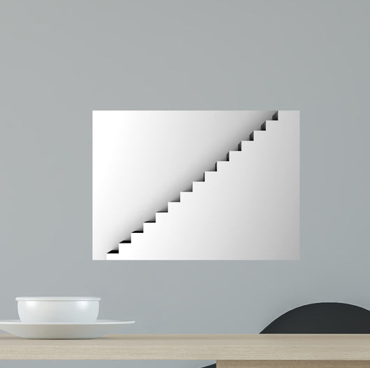 White Staircase Minimalism