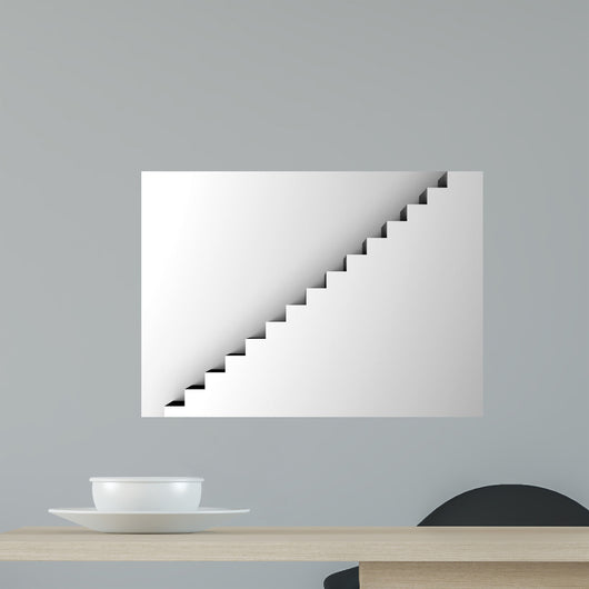 White Staircase Minimalism