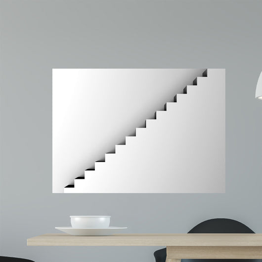 White Staircase Minimalism