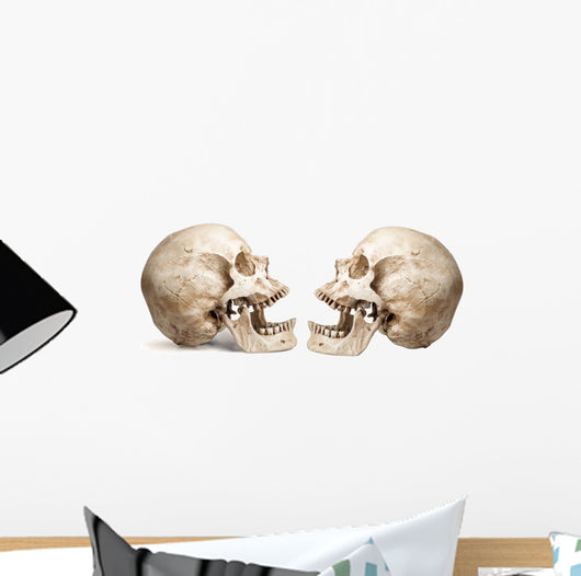 Yammering Human Skulls Wall Decal Sticker Set
