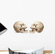Yammering Human Skulls Wall Decal Sticker Set