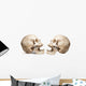 Yammering Human Skulls Wall Decal Sticker Set