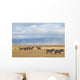 Zebras and antelope Wall Mural