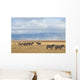 Zebras and antelope Wall Mural