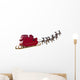 Byebye Santa Claus Wall Decal