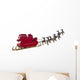 Byebye Santa Claus Wall Decal