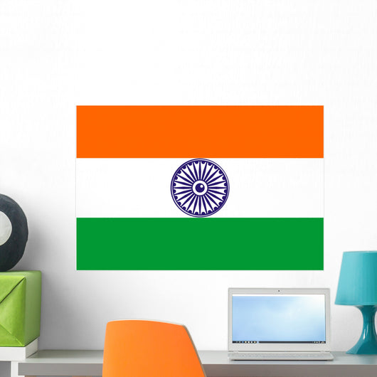 Indian Flag Wall Mural