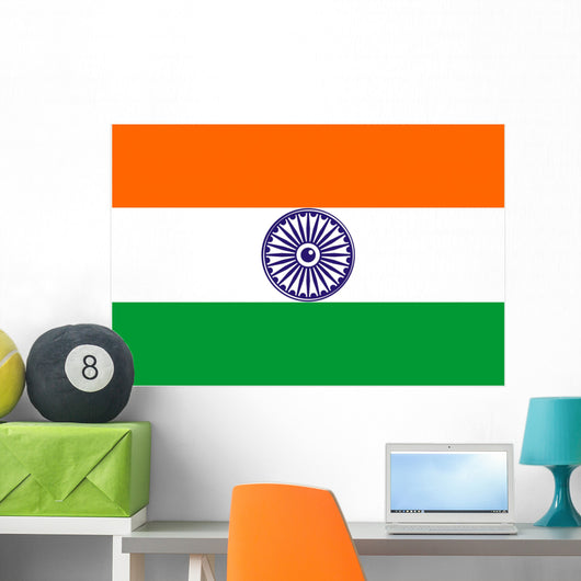 Indian Flag Wall Mural