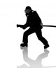 Silhouette Firefighter Action