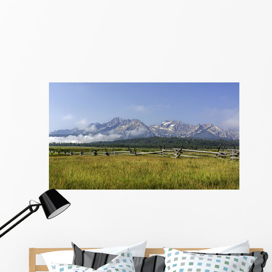 Idaho Sawooth mountains Wall Mural