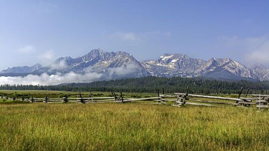 Idaho Sawooth mountains Wall Mural