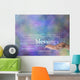 Count Your Blessings Word Cloud on Bokeh Background Wall Mural