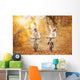 Active seniors ridding bike and having fun Wall Mural