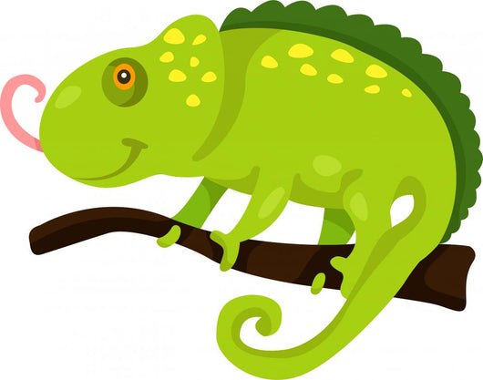 cartoon iguana Wall Decal