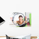 girl doing pilates with ring Wall Mural