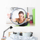 girl doing pilates with ring Wall Mural