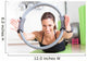 girl doing pilates with ring Wall Mural