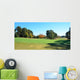 Golf Course in Autumn Season Wall Mural