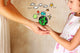 photo of mother and child holding hands and showing a better wor Wall Mural