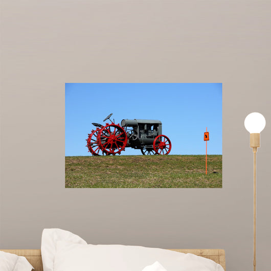 Old Gray Tractor with
