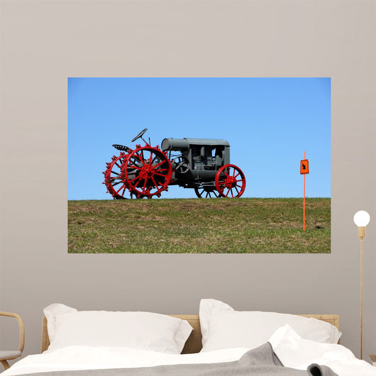 Old Gray Tractor with