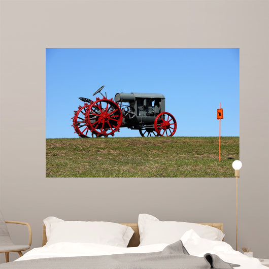 Old Gray Tractor with
