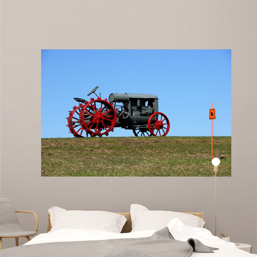 Old Gray Tractor with