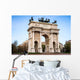 Milan, Italy. Arco della Pace (Arch of Peace) in Sempione Park Wall Mural