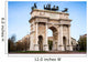 Milan, Italy. Arco della Pace (Arch of Peace) in Sempione Park Wall Mural