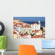 View across Alfama, Lisbon from Miradouro Santa Luzia Wall Mural