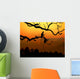 Silhouette Monkey Wall Mural
