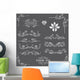 Vintage Line Art Ornamental Wall Decal