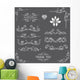 Vintage Line Art Ornamental Wall Decal