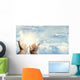 Hands in sky Wall Mural