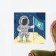 Astronaut vector flat illustration Wall Mural