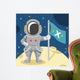 Astronaut vector flat illustration Wall Mural