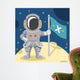 Astronaut vector flat illustration Wall Mural