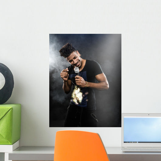 latin black singer Wall Mural