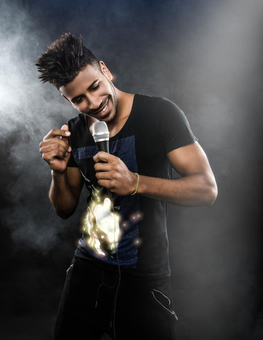 latin black singer Wall Mural